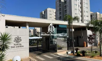 Apartamento à venda com 02 Quartos (1 suíte) no Condomínio Portal das Safiras em Hortolândia - SP