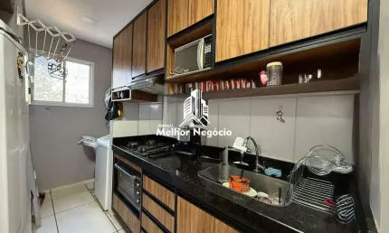 Apartamento à venda com 02 quartos no condomínio chácara dos ipês em piracicaba - sp