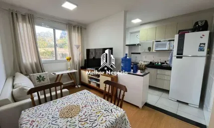 Apartamento à venda com 02 quartos, no residencial villa garden no vila industrial em campinas/sp.