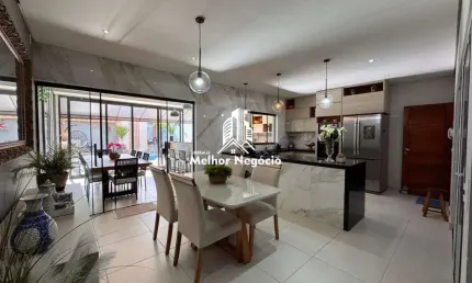 Casa à venda, 3 Quartos, 4 banheiros - Bairro Água Branca II - Piracicaba, SP