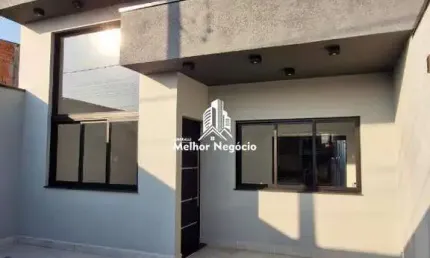 Casa à venda com 03 quartos sendo 01 deles suíte com closet, localizado no bairro Loteamento Jardim Vila Verde em Hortolândia/SP.