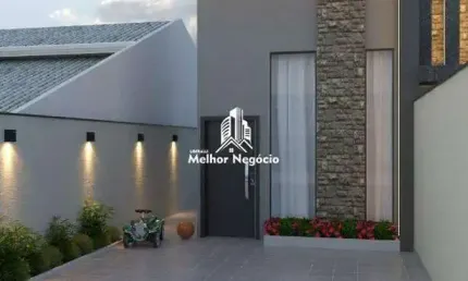 Casa nova com 3 dormitórios (01 suíte) à venda em Sumaré.
