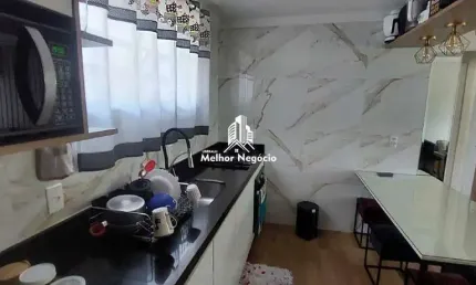 Apartamento à venda com 2 dormitórios no bairro fundação da casa popular em campinas/sp