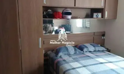 Apartamento à venda no Condomínio Parque dos Alpes – Bairro Jardim da Colina Verde, Limeira, SP Apartamento térreo com 2 dormitórios, 1 banheiro e 1 v