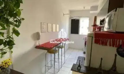 Apartamento à venda 49m²; 2 dormitórios (Quartos) - Residencial Recanto dos Sabiás - no Bairro Parque Bom retiro - Paulínia/SP
