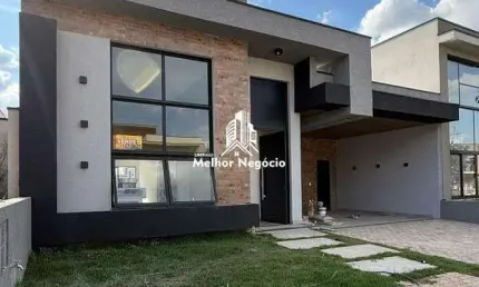 Casa à venda com 03 quartos (3 suítes), no Condomínio Residencial Royal Garden em Paulínia/SP