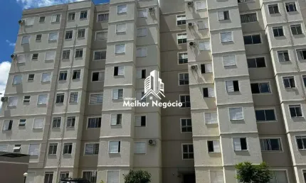 Apartamento à venda com 02 dormitórios (quartos) condomínio parque ponte romana em paulinia - sp