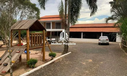 Chácara com 3000m² com 3 dormitórios no chácaras de recreio helico em santa bárbara d'oeste - sp