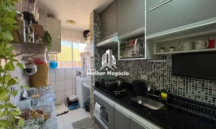 Apartamento 45 m² à venda, 2 Dormitórios (Quartos), 1 banheiro no Residêncial Bromelias -Bairro Jardim Amanda II, Hortolândia, SP,