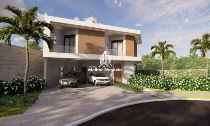 CASA NOVA NO RESIDENCIAL ROYAL GARDEN EM PAULINIA/SP