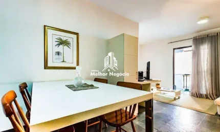 Apartamento com 01 dormitório sendo ele suíte à venda no Edificio Maison Saint Honore Flat em Campinas/SP.