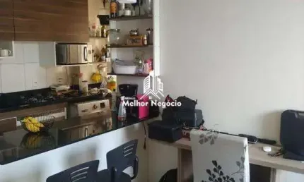 Apartamento à venda no Condomínio Pitangueiras, no bairro Vila São Francisco, em Hortolândia, SP. Apartamento com 3 dormitórios, 1 banheiro e 1 vaga d