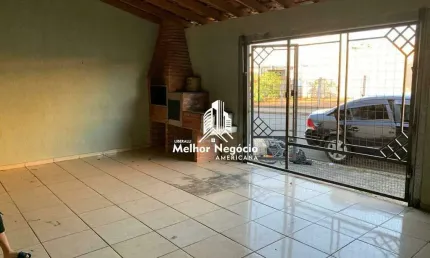 Casa com 3 dormitórios, sendo 1 suíte, à venda em Americana.