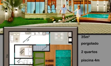Casa com 2 quartos à venda na Rodovia Evádio Paulo Broering, Passagem de Maciambú (Ens Brito), Palhoça