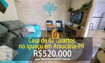 Casa com 2 quartos à venda no Iguaçu, Araucária 