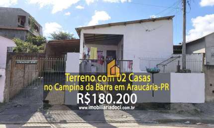 Terreno com 02 Casas no Campina da Barra em Araucária-PR