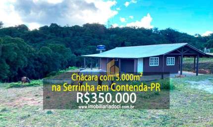 Chácara com 5.000m² no Serrinha em Contenda-PR  - A venda por R$350.000,00