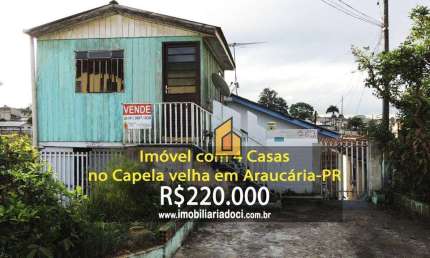 Casa com 2 dormitórios à venda, 132 m² por R$ 220.000,00 - Capela Velha - Araucária/PR