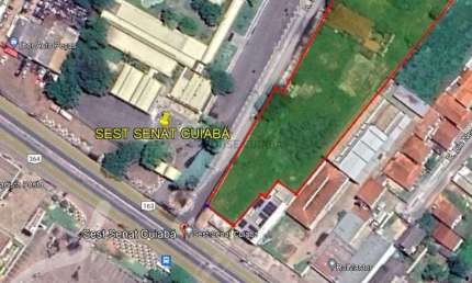 Vende-se Terreno Murado - na Av. Fernando Correa - Excelente Localização