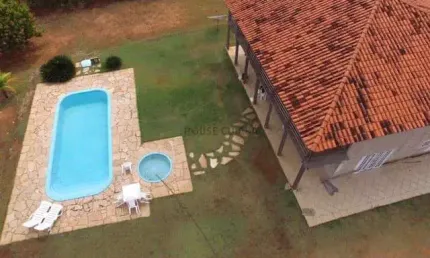 Chácara / sítio com 5 quartos à venda na zona rural, 01, zona rural, chapada dos guimarães, 360 m2 por r$ 1.600.000