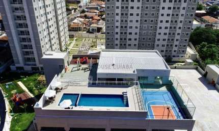 Apartamento 2/4 com sacada e sol da manhã - Próximo Arena Pantanal