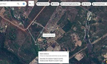 chácara de 3 hectares toda no cerradão bruto sem benfeitorias, toda cercada