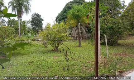 sitio de 4 hectares na região do Bandeira II próximo do novo parque Mato Grosso