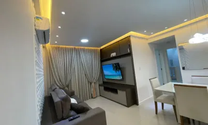 Apartamento 2 quartos sendo uma suite com vaga de garagem sacada com churrasqueira