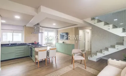 Cobertura Mobiliada com Terraço, 3 quartos 2 Vagas à venda, 145 m² - Vila Izabel - Curitiba/PR