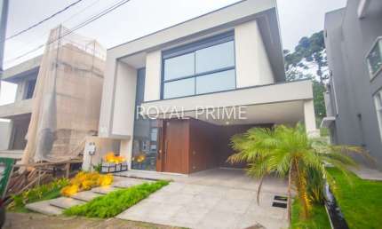 Casa de Alto Padrão em Condomínio Clube com Quintal e 3 suítes à venda, 307 m² - Santa Felicidade - Curitiba/PR