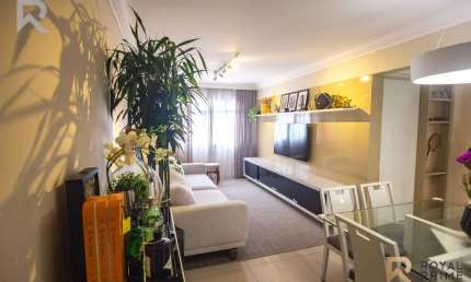 Apartamento Semi Mobiliado em Andar Alto com 3 Quartos e 90m2 - Bigorrilho - Curitiba/PR