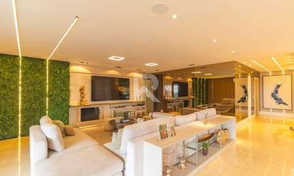 Apartamento Mobiliado com 3 Suítes para Locação, 266 m², Face Norte, 4 Vagas – Ecoville – Curitiba/PR