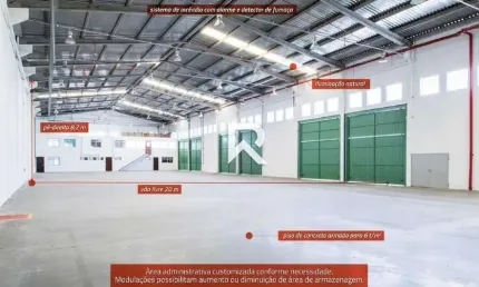Galpão Logístico c/ 3.344,19m2 e 6 Docas em São José dos Pinhais/PR