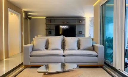 Apartamento Mobiliado c/ ambientes integrados, 4 suítes e 255m² no Ecoville p/ Locação - Curitiba/Pr