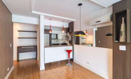 Apartamento Mobiliado, 2 Quartos (1 suíte), 2 Vagas, 77m² - Aluguel, Água Verde - Curitiba/PR