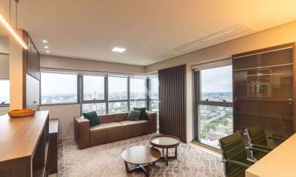 Apartamento Mobiliado, Andar Alto em Cond. Clube com 2 quartos e 66m2 à venda - Rebouças, Curitiba