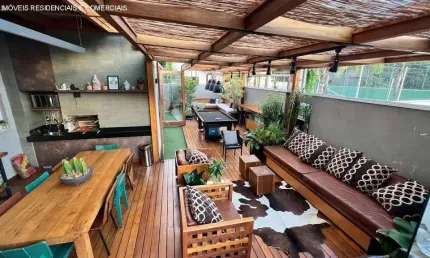 Apartamento garden com 3 dormitórios 2 vagas a venda no morumbi