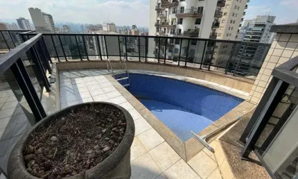 Cobertura duplex com 4 suítes 5 vagas a venda na Santa Cecília