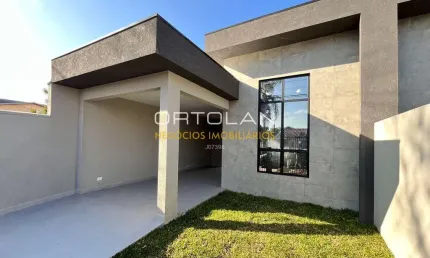 Casa térrea NOVA 101m² - 03 Dormitórios – Cidade Jardim – São José dos Pinhais.