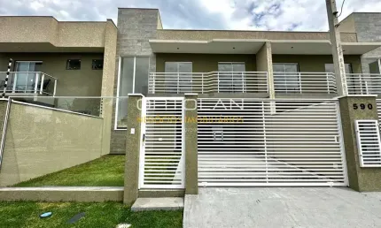 Sobrado novo 148m² - 03 dormitórios – cidade jardim - são josé dos pinhais
