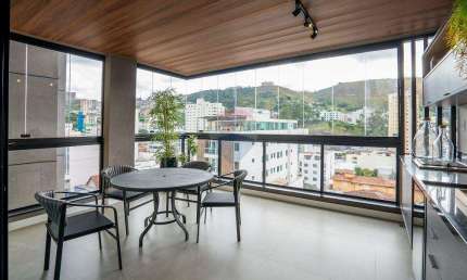 Apartamento 111 m² com 2 quartos, 2 suítes, 2 vagas, varanda gourmet, São Mateus, Juiz de Fora/MG