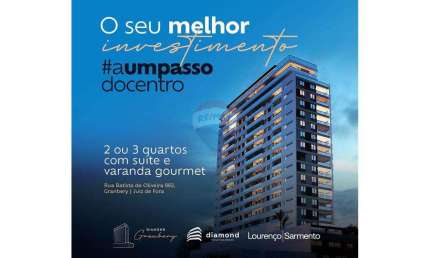Cobertura linear com 3 quartos, suíte, área de lazer, Granbery, Juiz de Fora/MG
