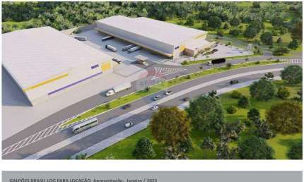 Galpão em Condomínio logístico com 2500m2, podendo ser a partir de 975m² até 6500m² na BR040