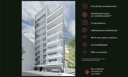 Apartamento com 2 quartos , suíte de frente com vaga de garagem numerada, Playground e  Brinquedoteca, Piscina, Salão de Festas Espaço Gourmet