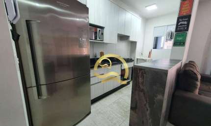 Apartamento com 2 dormitórios para alugar, 60 m² por R$ 2.814,94/mês - Centro - Balneário Piçarras/SC