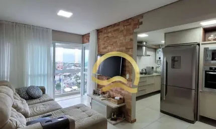 Apartamento com 2 dormitórios para alugar, 75 m² por r$ 4.480,00/mês - centro - penha/sc
