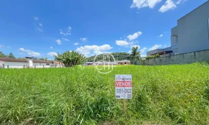 Terreno com 23,50 metros de frente, imigrantes, guabiruba - sc