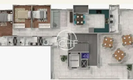 Apartamento com 3 quartos à venda na Rua Henrique Hartke, 350, Azambuja, Brusque