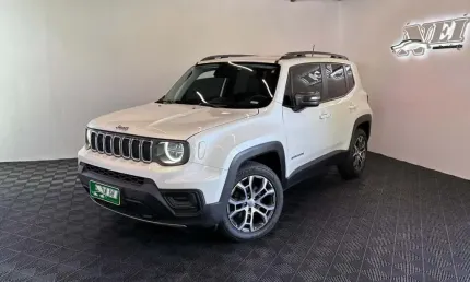 Jeep renegade long. t270 1.3 tb 4x2 flex aut.  - branca - 2022/2023