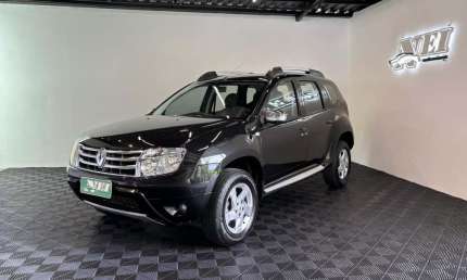 Renault duster dynamique 1.6 flex 16v mec.  - preta - 2011/2012
